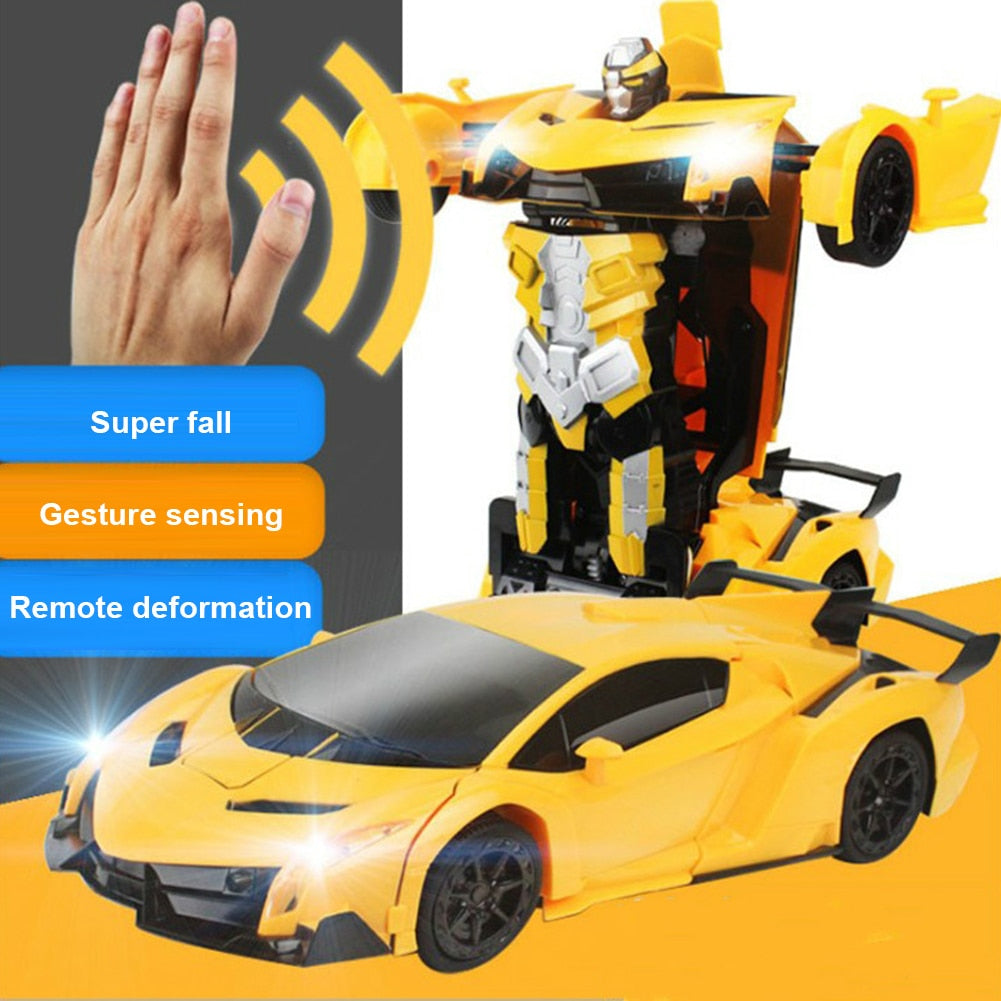 Gesture Control Transformation RC Robot Stunt Car