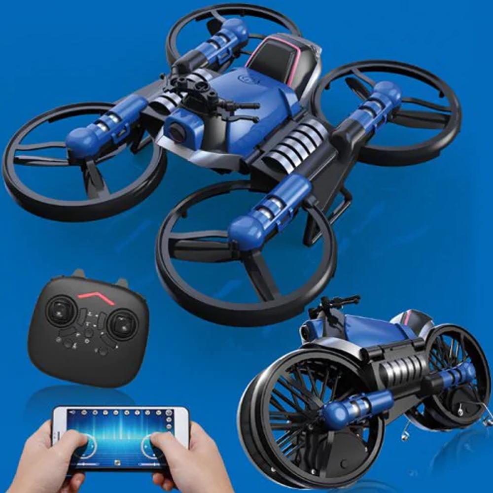 Folding Remote Control Motorcycle Aircraft