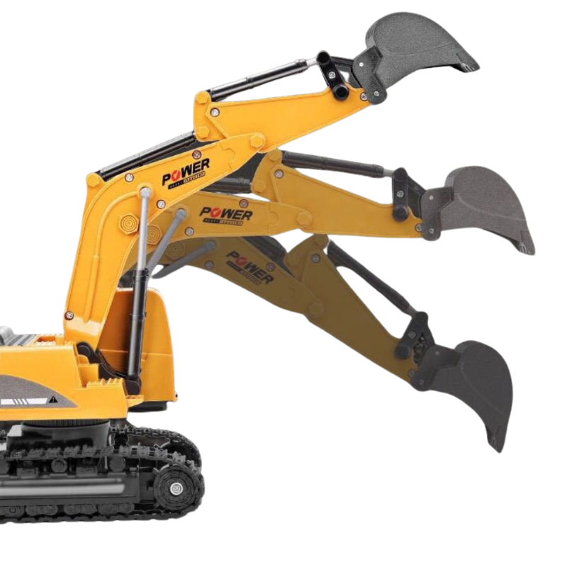 Alloy & Plastic RC Excavator Engineering Toy