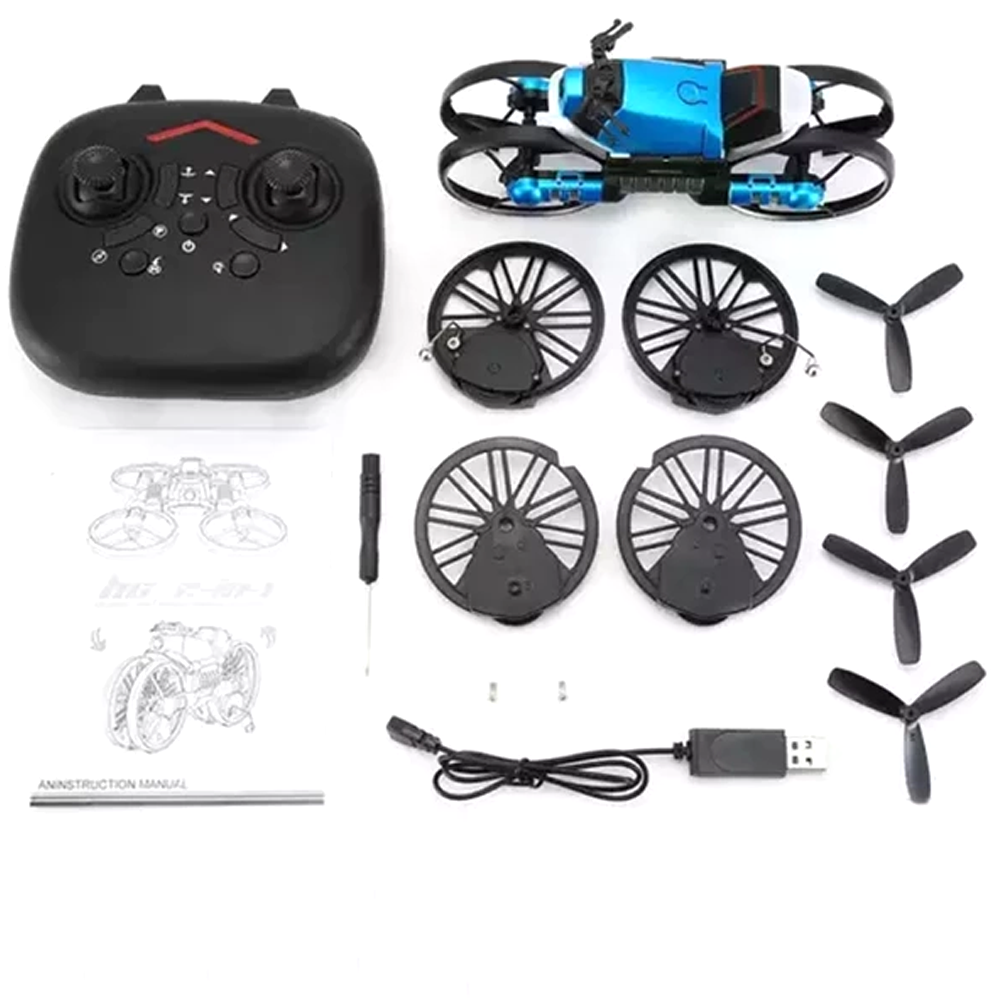 Folding Remote Control Motorcycle Aircraft