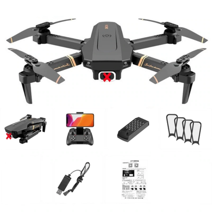 V4 RC Quadcopter Drone With 4K HD Wide Angle 1080p Dual Camera