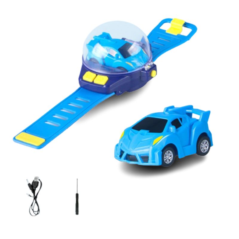 Mini Remote Control Analog Watch Car